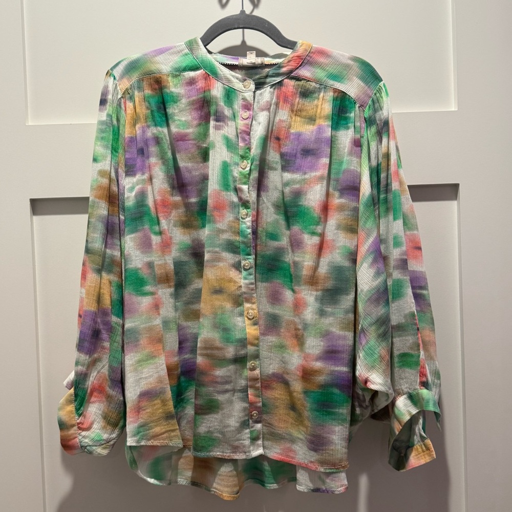 Pilcro Button down top